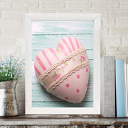 Quadro Decorativo MDF Emoldurado - Arte Multicolor 24x29cm com Moldura de Madeira 2cm