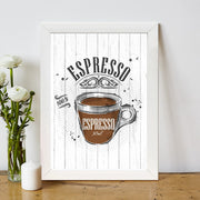 Quadro Decorativo MDF Emoldurado - Arte Multicolor 24x29cm com Moldura de Madeira 2cm