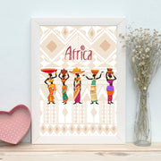 Quadro Decorativo MDF Emoldurado - Arte Multicolor 24x29cm com Moldura de Madeira 2cm