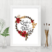 Quadro Decorativo MDF Emoldurado - Arte Multicolor 24x29cm com Moldura de Madeira 2cm