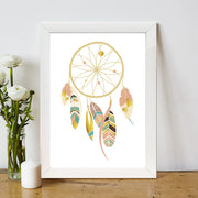 Quadro Decorativo MDF Emoldurado - Arte Multicolor 24x29cm com Moldura de Madeira 2cm