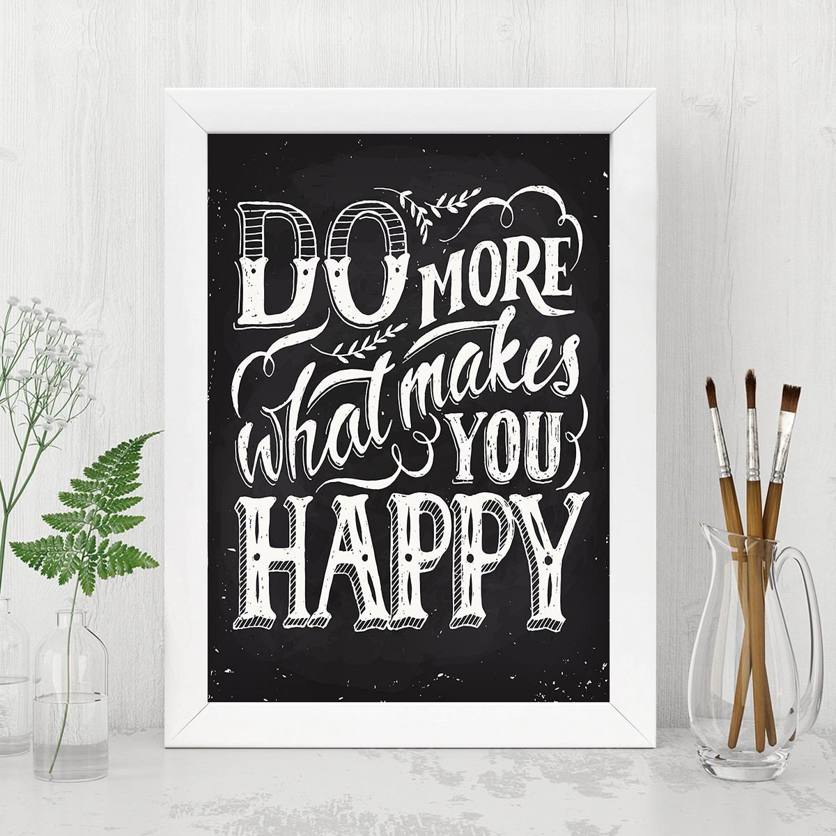 Quadro Decorativo MDF Emoldurado - Arte Multicolor 24x29cm com Moldura de Madeira 2cm