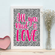 Quadro Decorativo MDF Emoldurado - Arte Multicolor 24x29cm com Moldura de Madeira 2cm