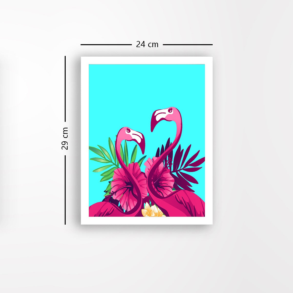 Quadro Decorativo MDF Emoldurado - Arte Multicolor 24x29cm com Moldura de Madeira 2cm