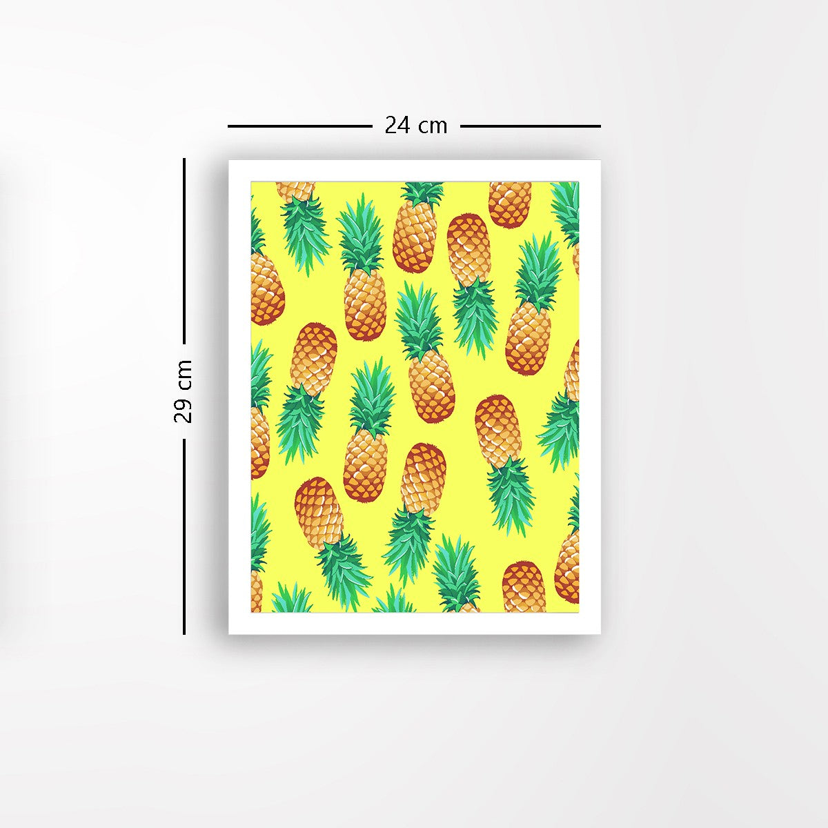 Quadro Decorativo MDF Emoldurado - Arte Multicolor 24x29cm com Moldura de Madeira 2cm