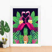 Quadro Decorativo MDF Emoldurado - Arte Multicolor 24x29cm com Moldura de Madeira 2cm