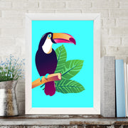 Quadro Decorativo MDF Emoldurado - Arte Multicolor 24x29cm com Moldura de Madeira 2cm