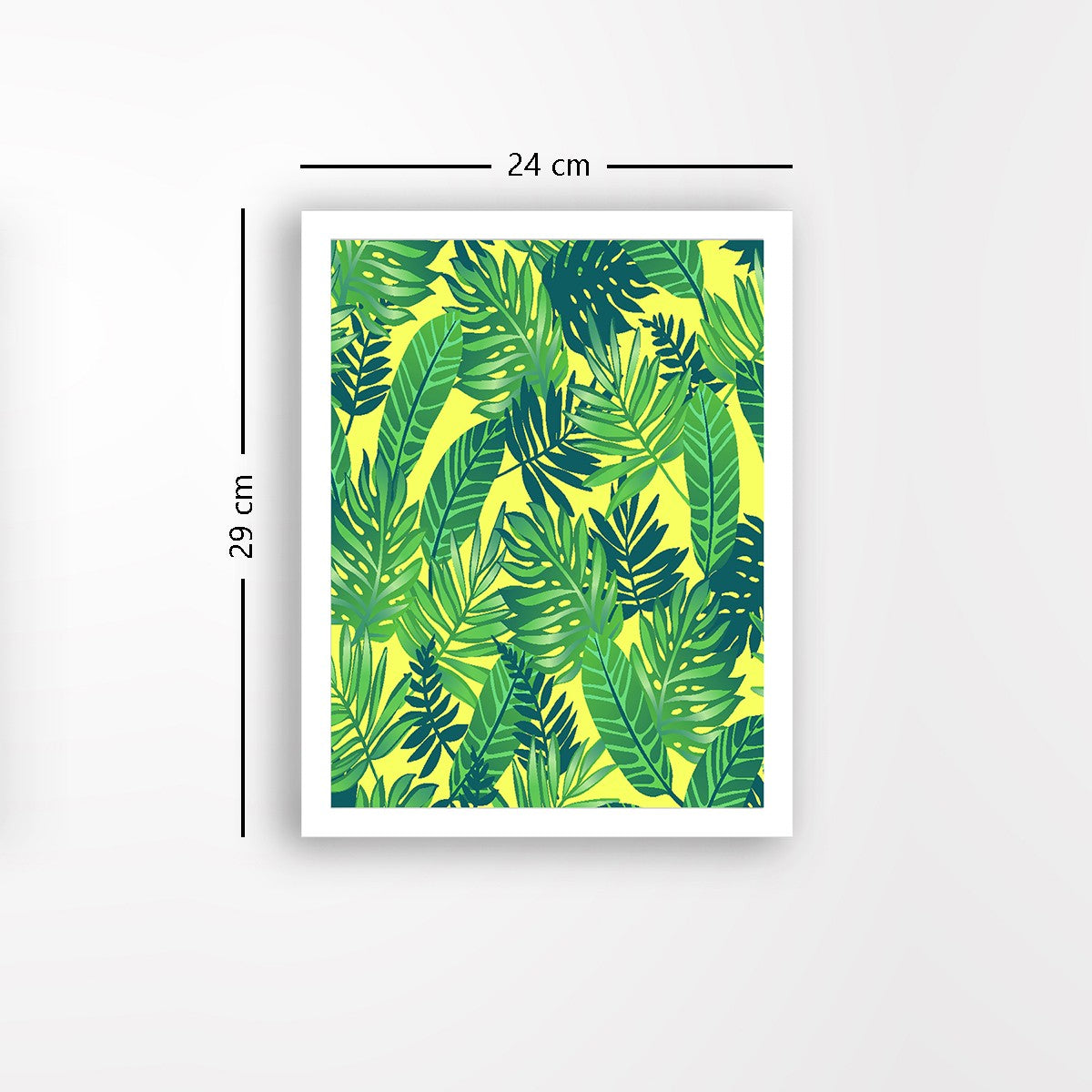 Quadro Decorativo MDF Emoldurado - Arte Multicolor 24x29cm com Moldura de Madeira 2cm