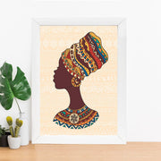 Quadro Decorativo MDF Emoldurado - Arte Multicolor 24x29cm com Moldura de Madeira 2cm