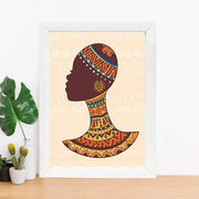 Quadro Decorativo MDF Emoldurado - Arte Multicolor 24x29cm com Moldura de Madeira 2cm