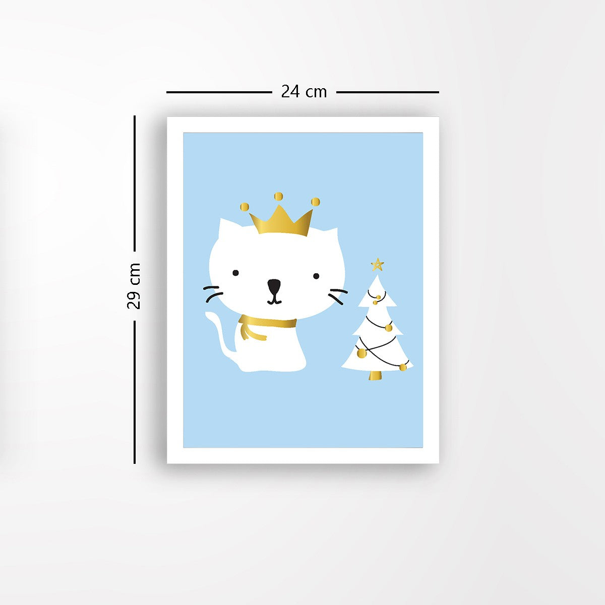 Quadro Decorativo MDF Emoldurado - Arte Multicolor 24x29cm com Moldura de Madeira 2cm