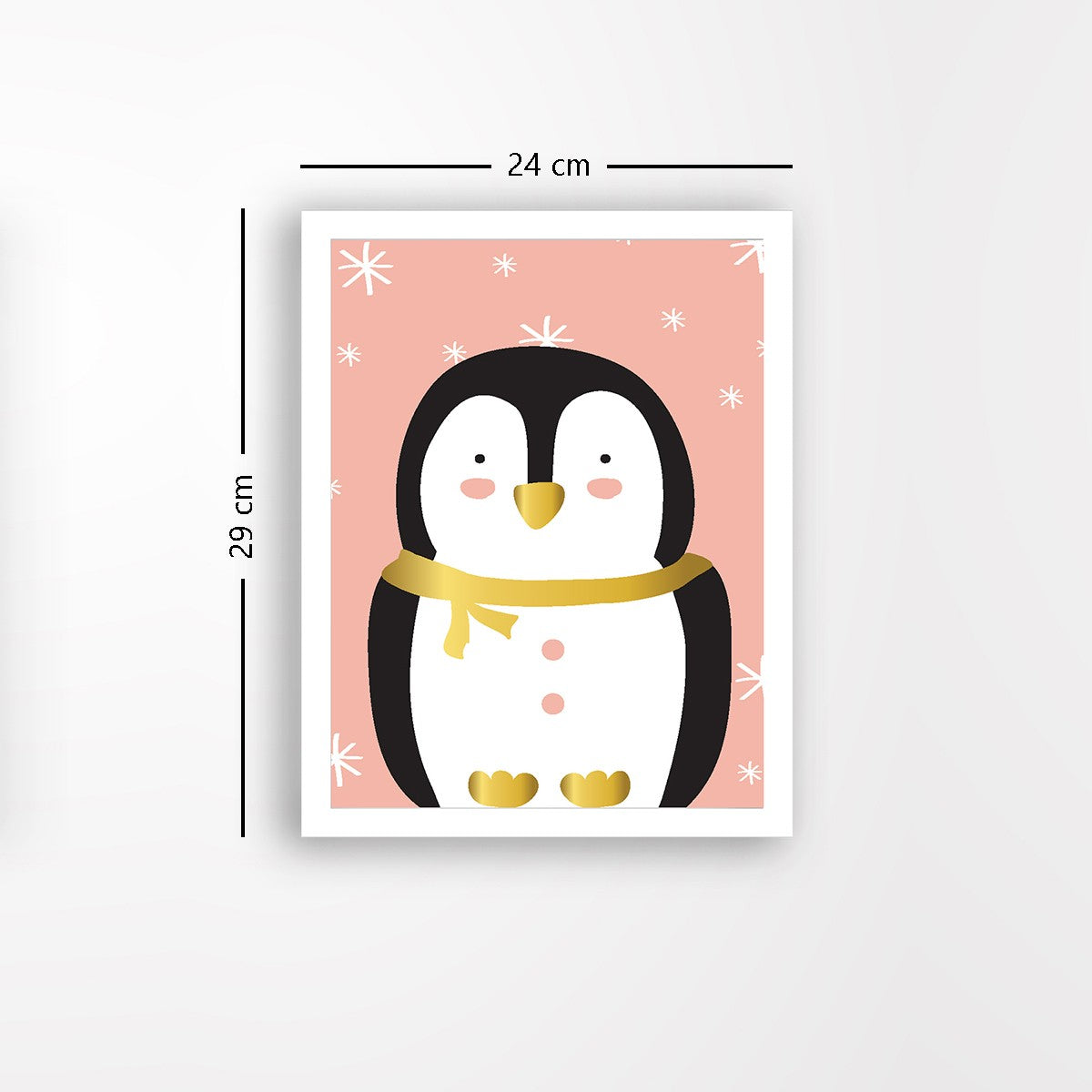 Quadro Decorativo MDF Emoldurado - Arte Multicolor 24x29cm com Moldura de Madeira 2cm