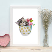 Quadro Decorativo MDF Emoldurado - Arte Multicolor 24x29cm com Moldura de Madeira 2cm