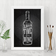 Quadro Decorativo MDF Emoldurado - Arte Multicolor 24x29cm com Moldura de Madeira 2cm