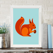 Quadro Decorativo MDF Emoldurado - Arte Multicolor 24x29cm com Moldura de Madeira 2cm