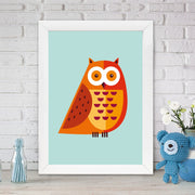 Quadro Decorativo MDF Emoldurado - Arte Multicolor 24x29cm com Moldura de Madeira 2cm