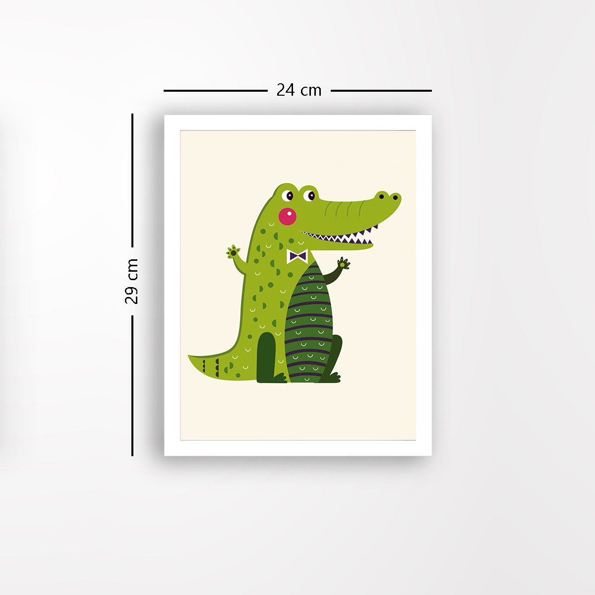 Quadro Decorativo MDF Emoldurado - Arte Multicolor 24x29cm com Moldura de Madeira 2cm