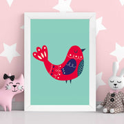 Quadro Decorativo MDF Emoldurado - Arte Multicolor 24x29cm com Moldura de Madeira 2cm