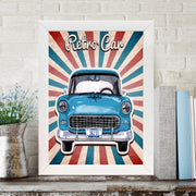 Quadro Decorativo MDF Emoldurado - Arte Multicolor 24x29cm com Moldura de Madeira 2cm