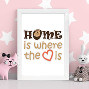 Quadro Decorativo MDF Emoldurado - Arte Multicolor 24x29cm com Moldura de Madeira 2cm