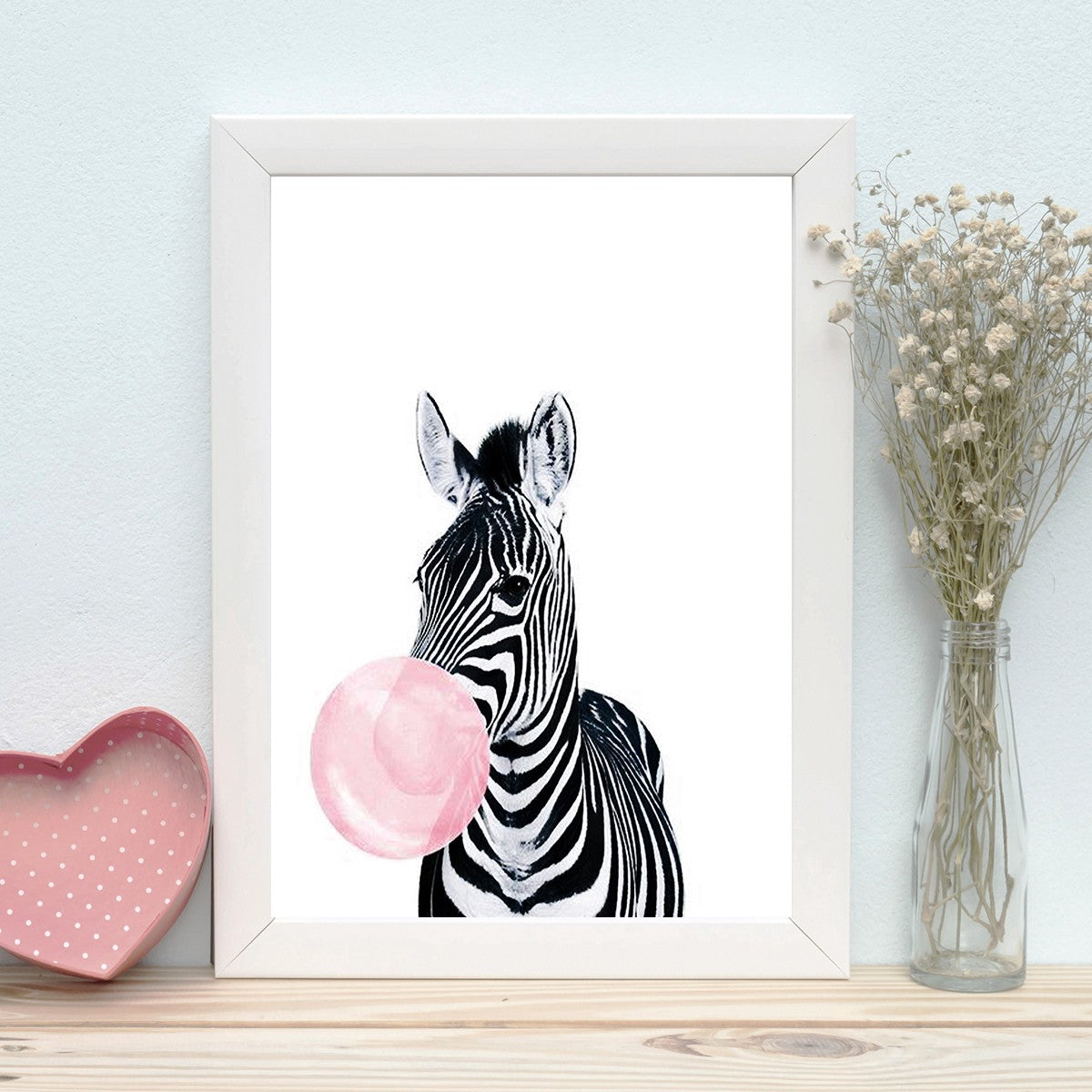 Quadro Decorativo MDF Emoldurado - Arte Multicolor 24x29cm com Moldura de Madeira 2cm