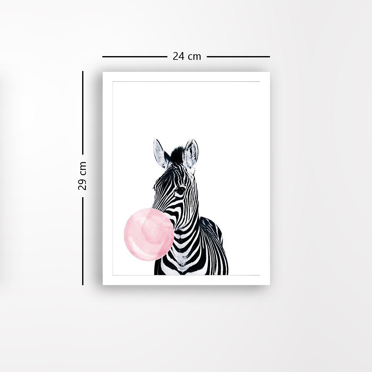 Quadro Decorativo MDF Emoldurado - Arte Multicolor 24x29cm com Moldura de Madeira 2cm