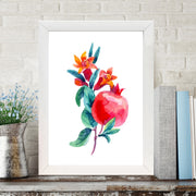 Quadro Decorativo MDF Emoldurado - Arte Multicolor 24x29cm com Moldura de Madeira 2cm