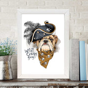 Quadro Decorativo MDF Emoldurado - Arte Multicolor 24x29cm com Moldura de Madeira 2cm