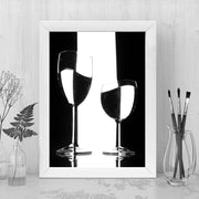 Quadro Decorativo MDF Emoldurado - Arte Multicolor 24x29cm com Moldura de Madeira 2cm