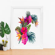 Quadro Decorativo MDF Emoldurado - Arte Multicolor 24x29cm com Moldura de Madeira 2cm