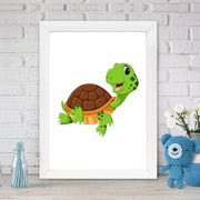 Quadro Decorativo MDF Emoldurado - Arte Multicolor 24x29cm com Moldura de Madeira 2cm