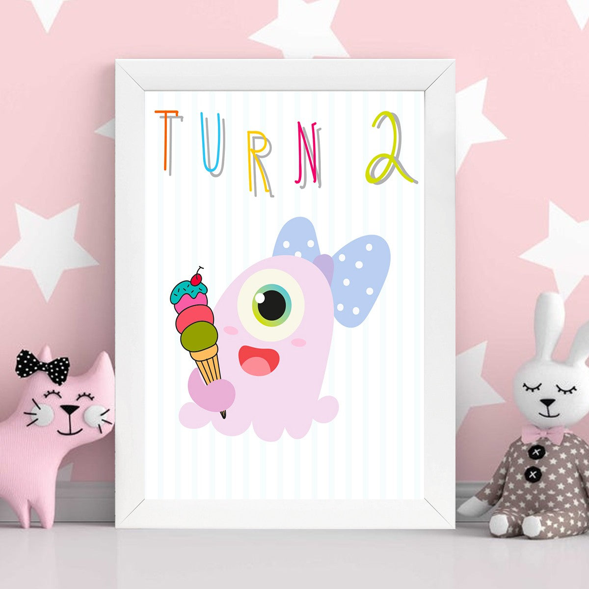 Quadro Decorativo MDF Emoldurado - Arte Multicolor 24x29cm com Moldura de Madeira 2cm