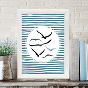 Quadro Decorativo MDF Emoldurado - Arte Multicolor 24x29cm com Moldura de Madeira 2cm