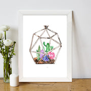 Quadro Decorativo MDF Emoldurado - Arte Multicolor 24x29cm com Moldura de Madeira 2cm