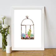 Quadro Decorativo MDF Emoldurado - Arte Multicolor 24x29cm com Moldura de Madeira 2cm