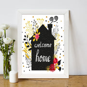 Quadro Decorativo MDF Emoldurado - Arte Multicolor 24x29cm com Moldura de Madeira 2cm