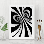 Quadro Decorativo MDF Emoldurado - Arte Multicolor 24x29cm com Moldura de Madeira 2cm