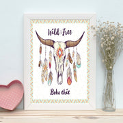 Quadro Decorativo MDF Emoldurado - Arte Multicolor 24x29cm com Moldura de Madeira 2cm