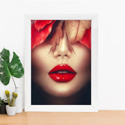 Quadro Decorativo MDF Emoldurado - Arte Multicolor 24x29cm com Moldura de Madeira 2cm