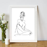 Quadro Decorativo MDF Emoldurado - Arte Multicolor 24x29cm com Moldura de Madeira 2cm