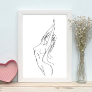 Quadro Decorativo MDF Emoldurado - Arte Multicolor 24x29cm com Moldura de Madeira 2cm