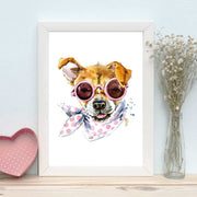 Quadro Decorativo MDF Emoldurado - Arte Multicolor 24x29cm com Moldura de Madeira 2cm