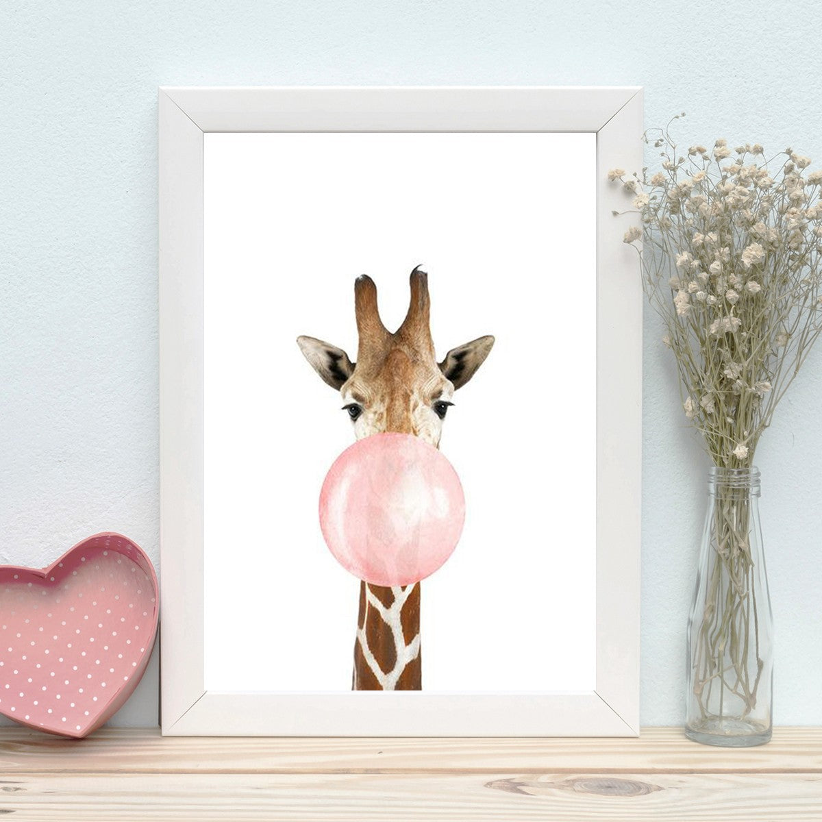 Quadro Decorativo MDF Emoldurado - Arte Multicolor 24x29cm com Moldura de Madeira 2cm