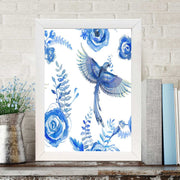 Quadro Decorativo MDF Emoldurado - Arte Multicolor 24x29cm com Moldura de Madeira 2cm