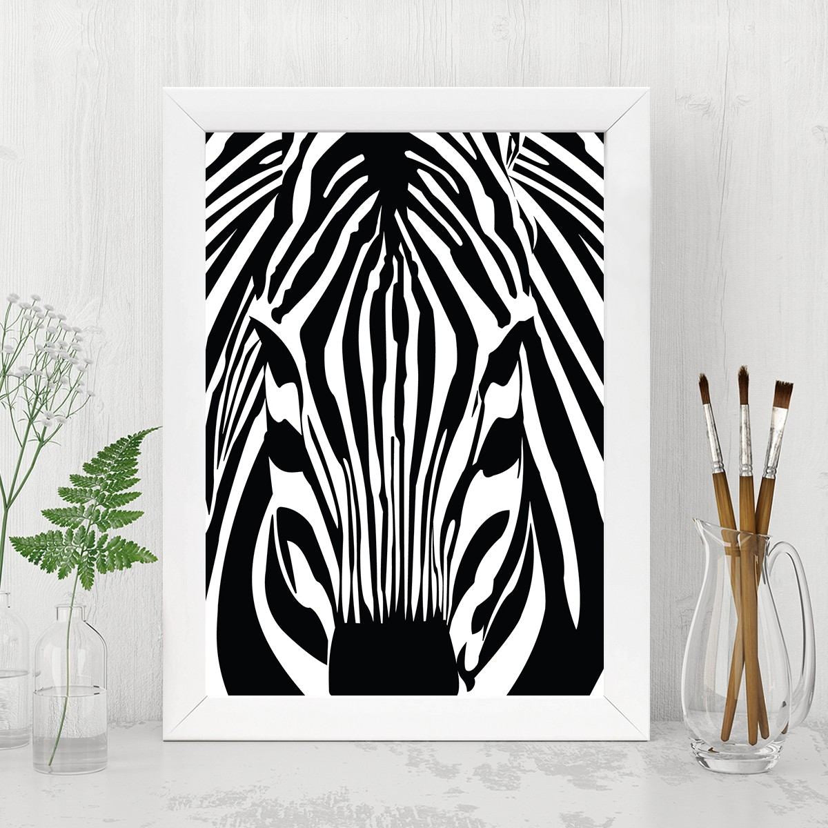 Quadro Decorativo MDF Emoldurado - Arte Multicolor 24x29cm com Moldura de Madeira 2cm