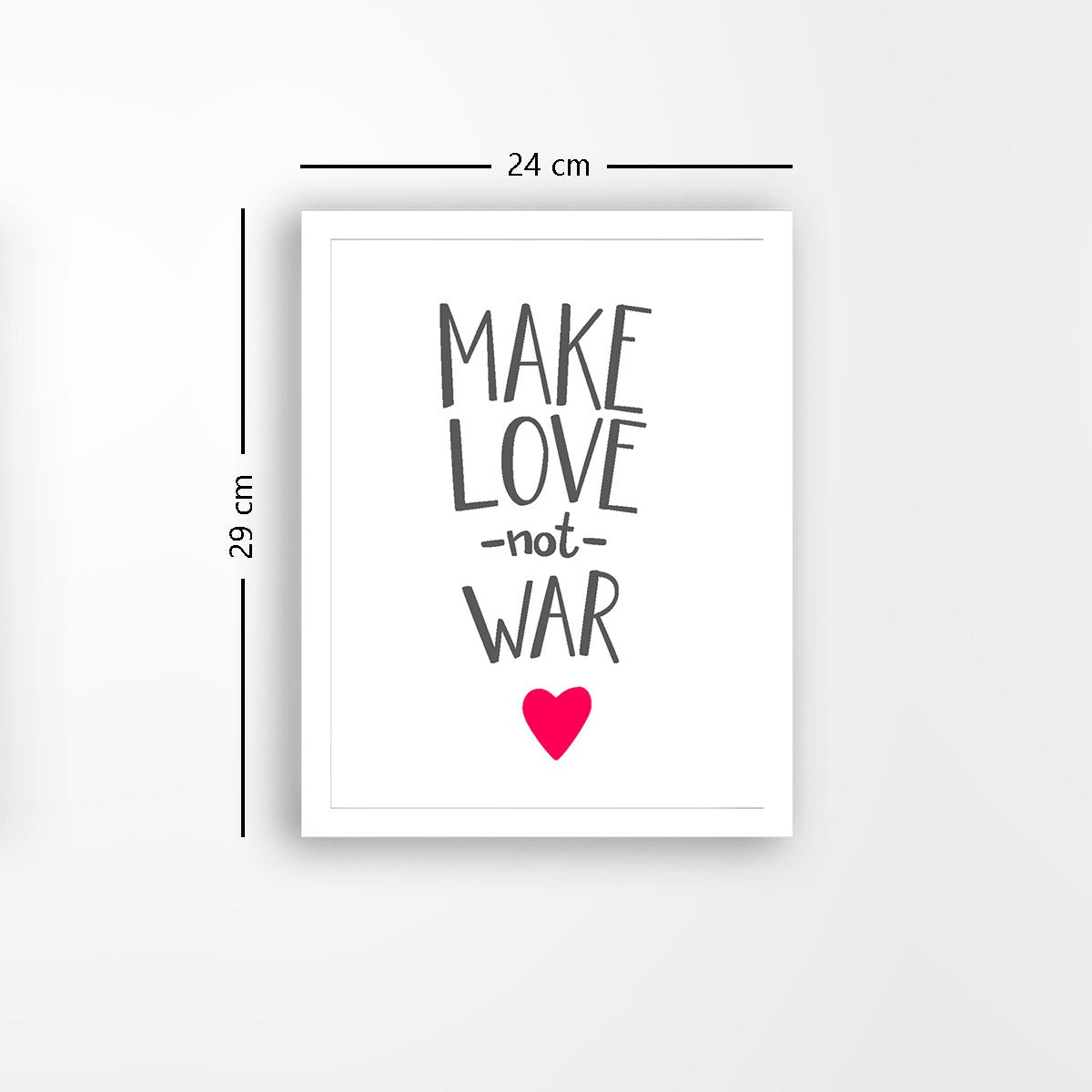 Quadro Decorativo MDF Emoldurado - Arte Multicolor 24x29cm com Moldura de Madeira 2cm