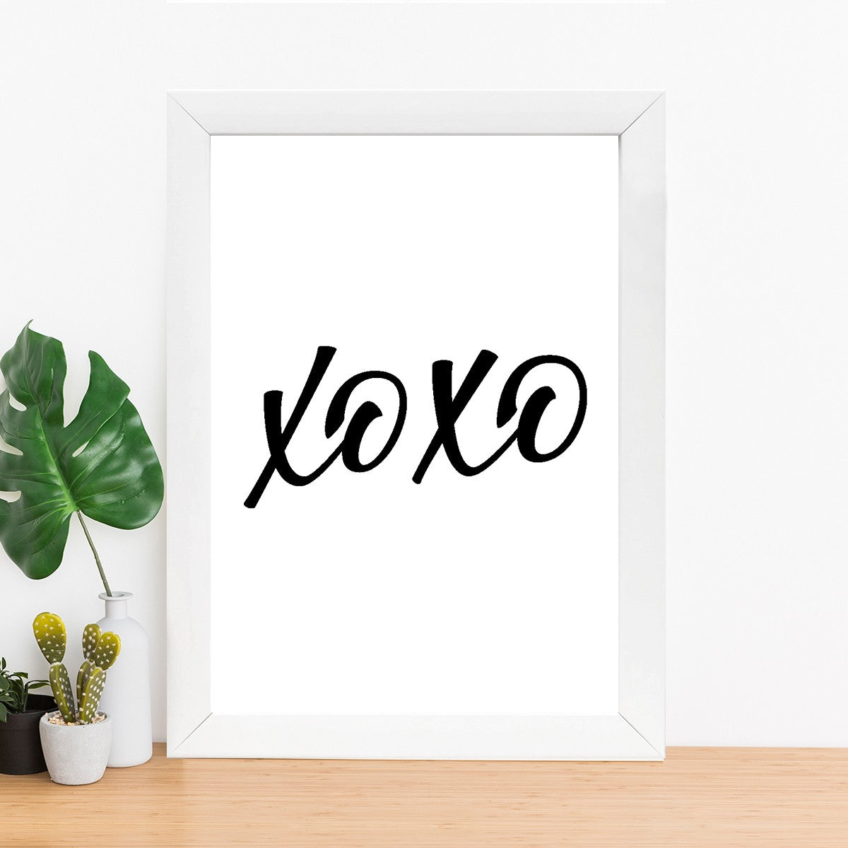 Quadro Decorativo MDF Emoldurado - Arte Multicolor 24x29cm com Moldura de Madeira 2cm