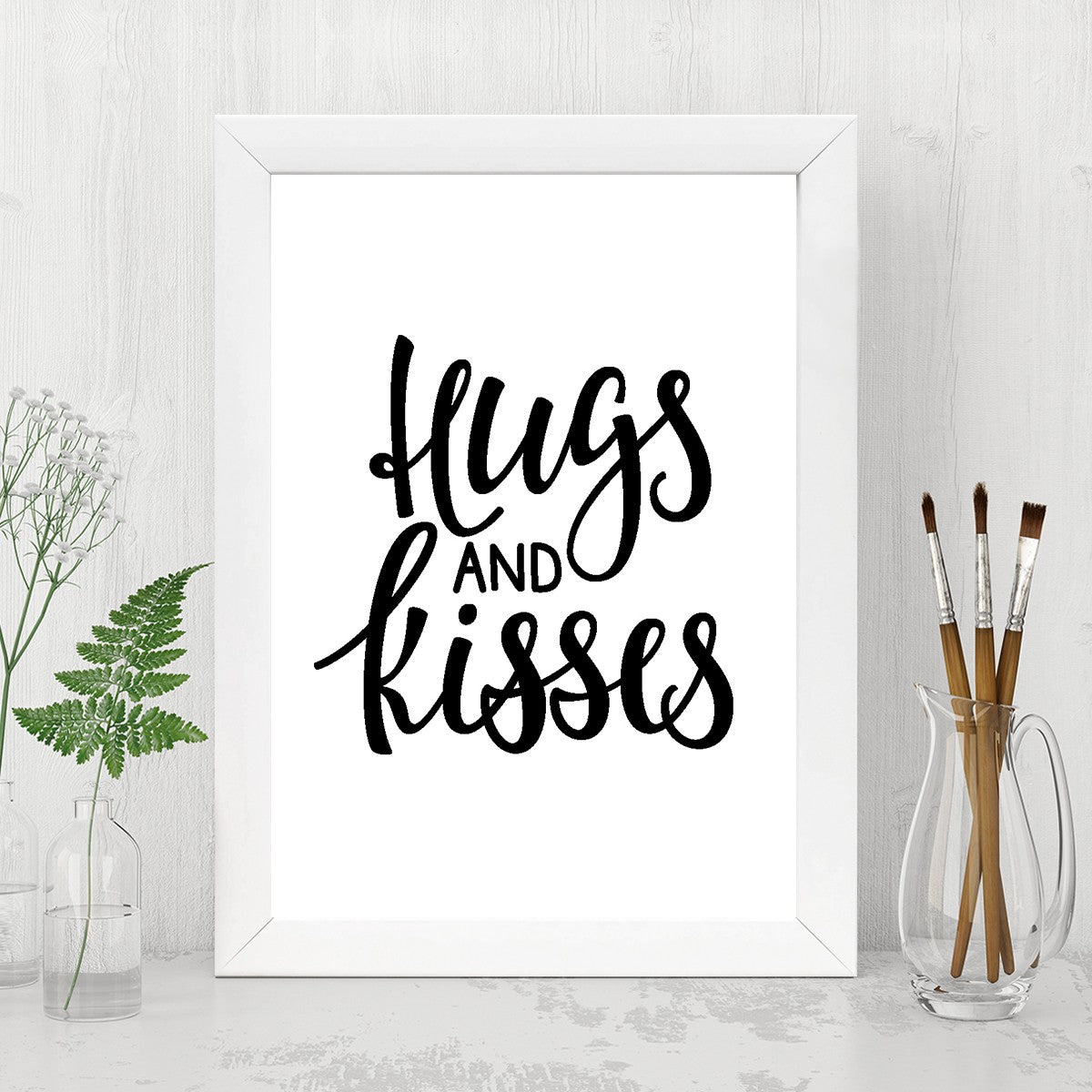 Quadro Decorativo MDF Emoldurado - Arte Multicolor 24x29cm com Moldura de Madeira 2cm