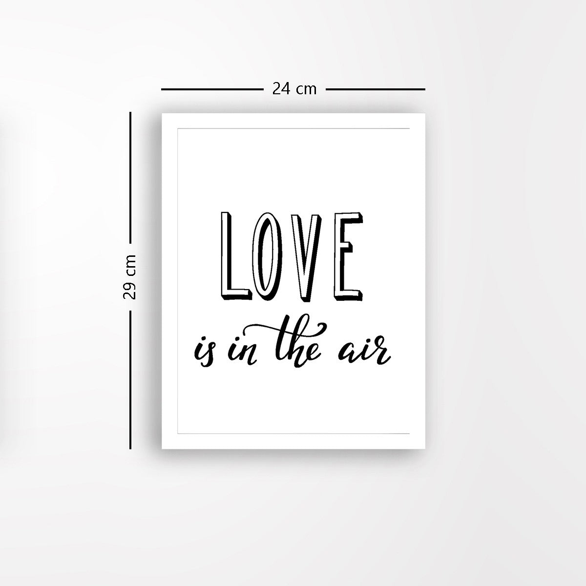 Quadro Decorativo MDF Emoldurado - Arte Multicolor 24x29cm com Moldura de Madeira 2cm