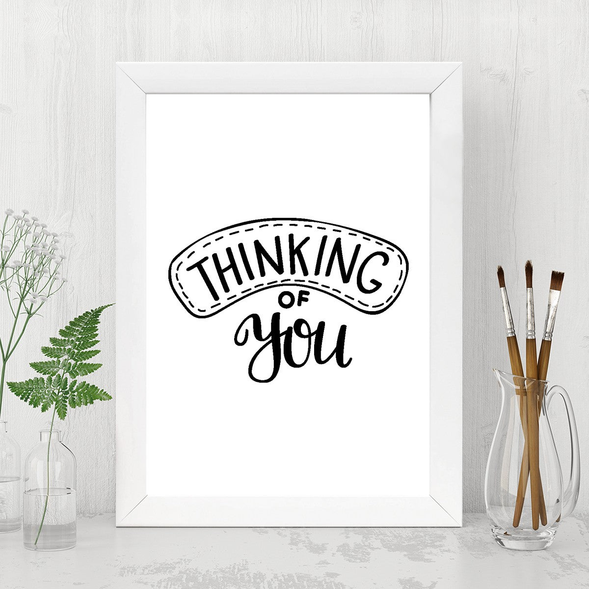 Quadro Decorativo MDF Emoldurado - Arte Multicolor 24x29cm com Moldura de Madeira 2cm